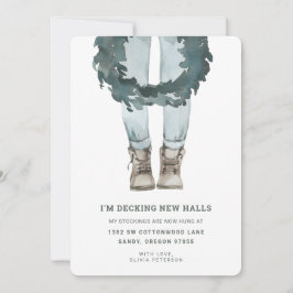 Nieuw thuis voor de Feestdagen | Krans Feestdagenkaart