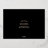 Nieuw thuis voor de kerstfotokaart van Feestdagen (Achterkant)