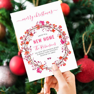 Nieuw thuis voor de kerstvakantie met de moderne t aankondiging