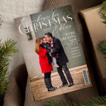 Nieuw thuis voor kerstfamilie foto op magazinecove