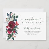 Nieuw thuis voor kerstvakantie onderweg aankondiging (Voorkant)