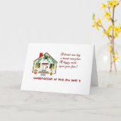 ***NIEUW THUIS*** ZO GELUKKIG VOOR U!!!! KAART (Gele Bloem)