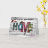 ***NIEUW THUIS*** ZO GELUKKIG VOOR U!!!! KAART (Gele Bloem)