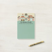 Nieuw thuisadres Aangepaste notebooks Post-it® Notes (Op bureau)