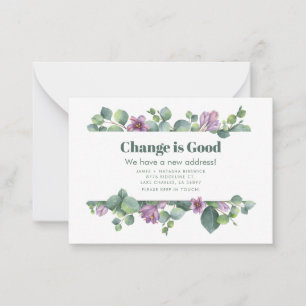 Nieuw thuisadres Aankondiging voor verplaatsing va