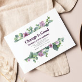 Nieuw thuisadres Aankondiging voor verplaatsing va