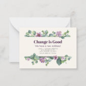 Nieuw thuisadres Aankondiging voor verplaatsing va (Voorkant)