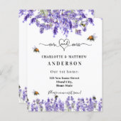 Nieuw thuisadres: budget lavender beweegt budget (Voorkant / Achterkant)