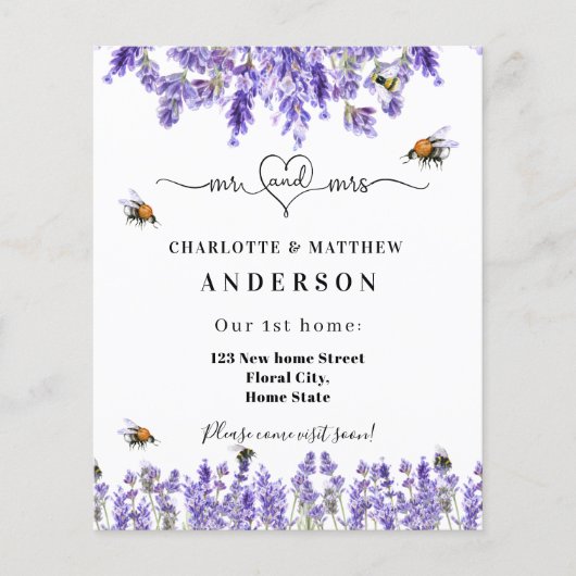 Nieuw thuisadres: budget lavender beweegt budget (Voorkant)