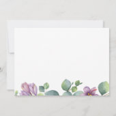 Nieuw thuisadres Eucalyptus verhuizen Aankondiging (Achterkant)