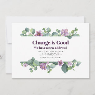 Nieuw thuisadres Eucalyptus verhuizen Aankondiging