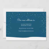 Nieuw thuisadres Kerst Winter We zijn verhuisd Feestdagenkaart (Achterkant)