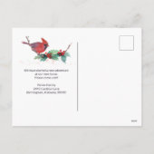 Nieuw thuisadres verplaatst feestdagenkaart (Achterkant)