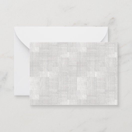 Nieuw thuisadres We hebben de mededeling van Flora Notitiekaartje (Achterkant)