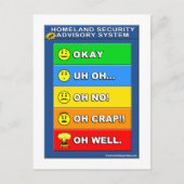 Nieuw thuisveiligheidsadviessysteem - Funny Briefkaart (Voorkant)