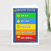 Nieuw thuisveiligheidsadviessysteem - Funny Kaart (Voorkant)