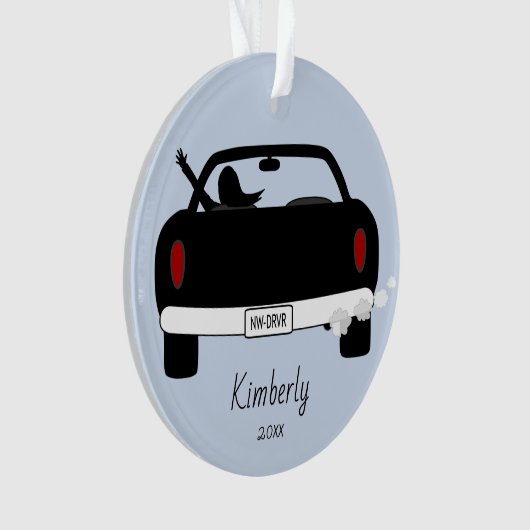 Nieuw tienermeisje ornament (voorkant)