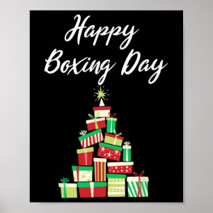 Nieuw Tijdperk Design - Happy Boxing Day met Kerst Poster