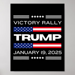 NIEUW! Trump Victory Rally Mega Historic De laatst Poster