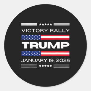 NIEUW! Trump Victory Rally Mega Historic De laatst Ronde Sticker