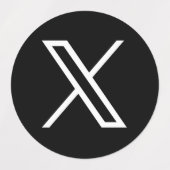 Nieuw Twitter-pictogram Labels (Design 1)