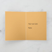 Nieuw uiterlijk Halloween gevouwen Wenskaart Kaart (Binnen)