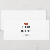 NIEUW! Uitnodiging - 10 x 23,5 cm - op maat (Voorkant / Achterkant)