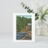 Nieuw Uitzicht van de Brug van de Staat van Abruik Briefkaart (Staand voorkant)