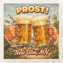 Nieuw Ulm MN Minnesota Duitse Prost Coaster