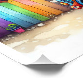 NIEUW Uniek HAÏTI, Aruba, Antigua Perfect Poster (Hoek)