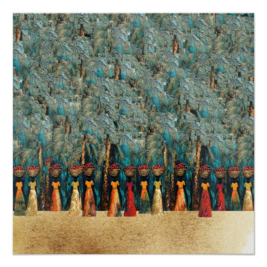 NIEUW Uniek HAÏTI, Aruba, Antigua Poster (Voorkant)