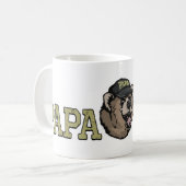 Nieuw Vaderdag Papa Beer Koffiemok (Voorkant links)