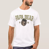 Nieuw Vaderdag Papa Beer T-shirt (Voorkant)