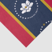 Nieuw valpatroon van Mississippi van 2020 Tissuepapier (Detail)