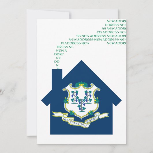 nieuw verbindingsadres aankondiging (Voorkant)