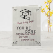 Nieuw verhaal, Afstuderen kaart (Gele Bloem)