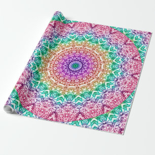 Nieuw verlooppapier Mandala Mehndi Style G379 Cadeaupapier