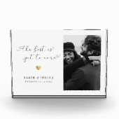 Nieuw Verloving Cadeaubonnetje voor paar Fotoblokken (Voorkant)