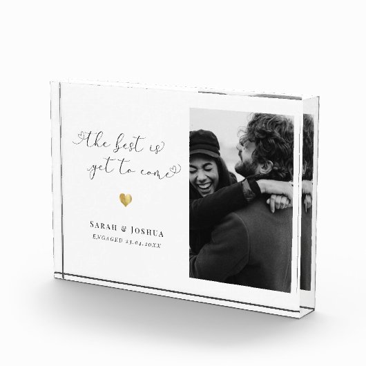 Nieuw Verloving Cadeaubonnetje voor paar Fotoblokken (Rechts)