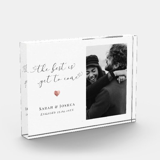 Nieuw Verloving Cadeaubonnetje voor paar Fotoblokken (Links)