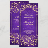 Nieuw Victoriaans: Bleek goud en eierstokhuwelijk Kaart (Voorkant / Achterkant)