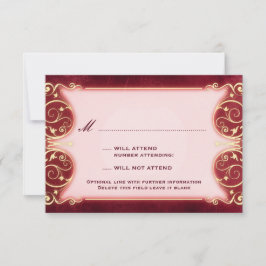 Nieuw Victoriaans: RSVP rood en goud