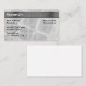 Nieuw Visitekaartje accountant (Voorkant / Achterkant)