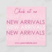 Nieuw Visitekaartje QR-code Informatiekaartje (Achterkant)