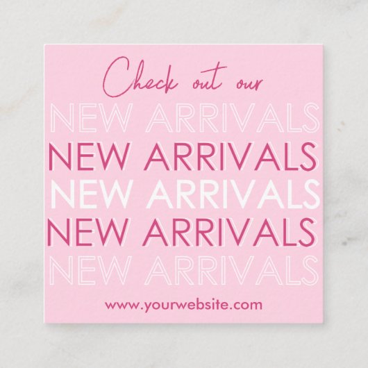 Nieuw Visitekaartje QR-code Informatiekaartje (Achterkant)