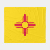 Nieuw vlaggenontwerp voor Mexico-staat Fleece Deken (Voorkant (Horizontaal))
