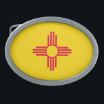 Nieuw vlaggenontwerp voor Mexico-staat Gesp<br><div class="desc">Hier is een New Mexico State Flag Design voorgesteld op een verscheidenheid aan producten. Een geweldig cadeauidee voor alle gelegenheden en voor iedereen die op bezoek is. Gebruik de link "Bericht" om contact met ons op te nemen met uw speciale ontwerpverzoeken of voor enige hulp bij uw aanpassingsbehoeften.</div>