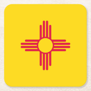 Nieuw vlaggenontwerp voor Mexico-staat Kartonnen Onderzetters