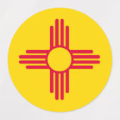 Nieuw vlaggenontwerp voor Mexico-staat Labels (Design 1)