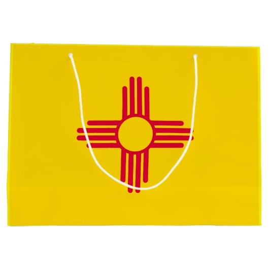 Nieuw vlaggenontwerp voor Mexico-staat Large Cadeautasje (Achterkant)